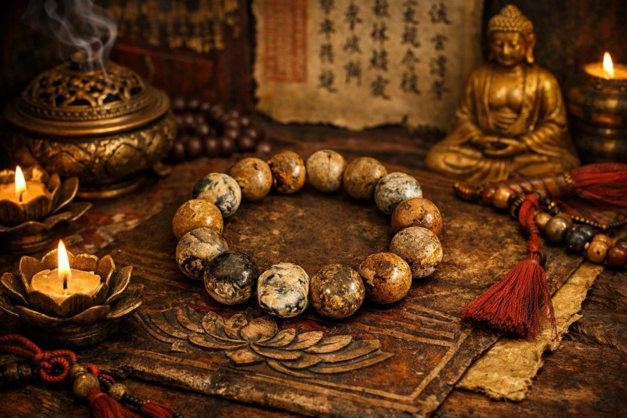 【泰國龍宮舍利】靈骨舍利手鍊 靈骨舍利手鍊