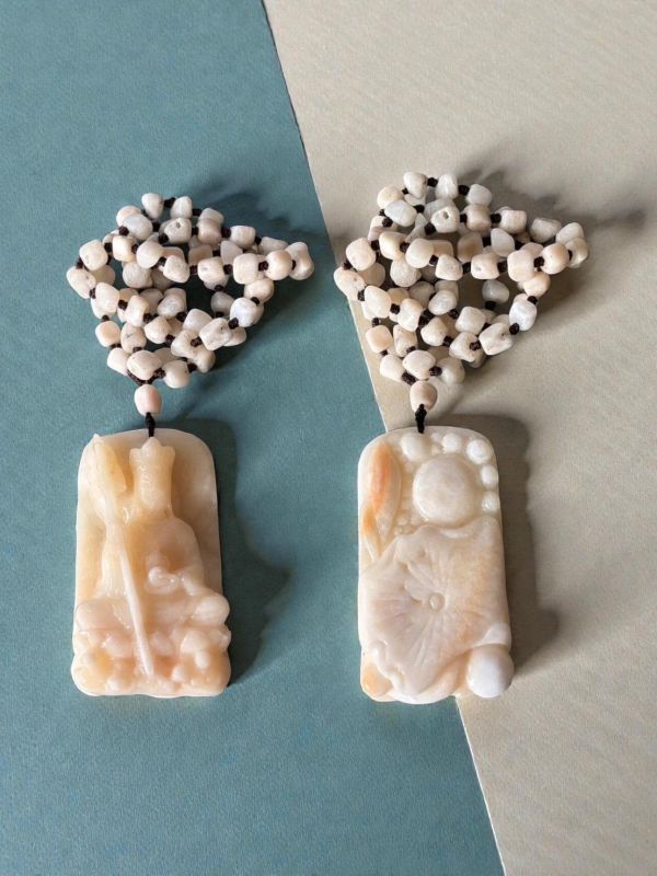 【泰國龍宮舍利】地藏王菩薩佛牌  雙面精雕 龍宮舍利