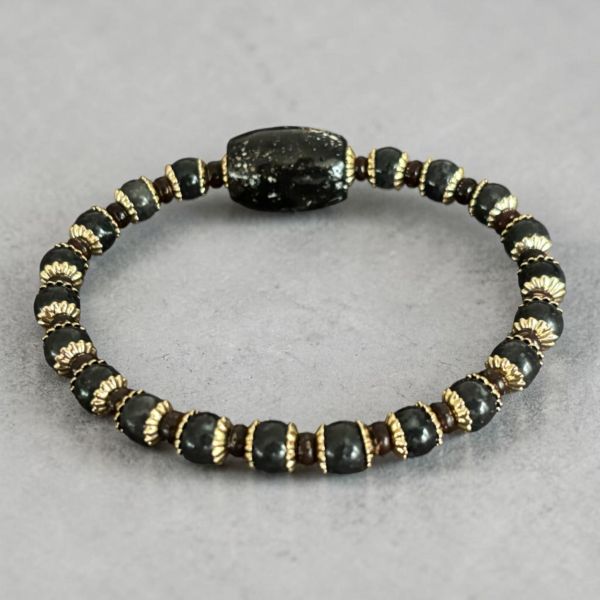 【泰國龍宮舍利】黑龍洞靈骨手鏈 (附台大國際寶石鑑定所證書) 靈骨舍利