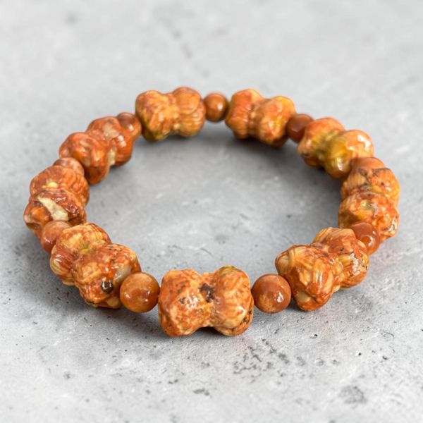 【泰國龍宮舍利】九轉蓮花手鏈 財寶舍利