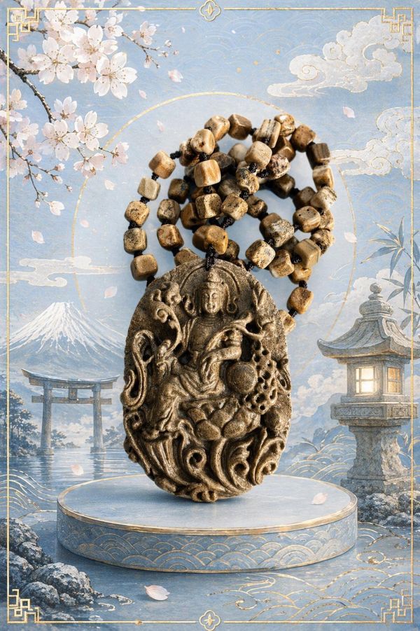 【泰國龍宮舍利】觀音佛牌 雙面精雕 龍宮舍利