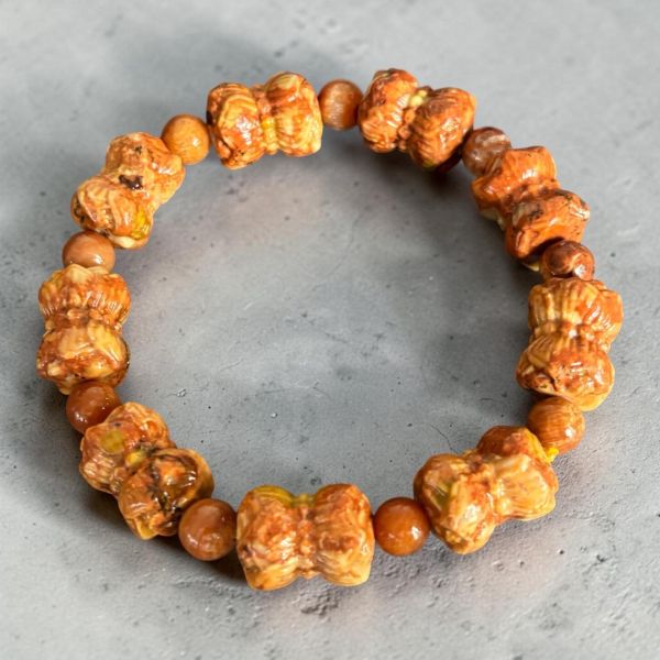 【泰國龍宮舍利】九轉蓮花手鏈 財寶舍利