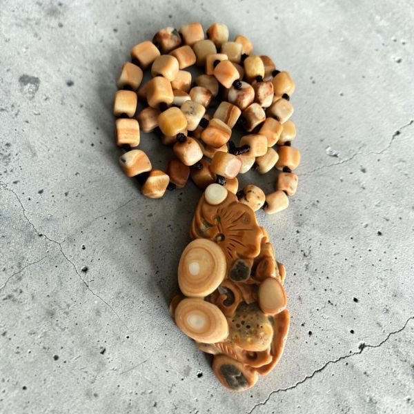 【泰國龍宮舍利】高瓷化金剛靈骨佛眼舍利摳珠項鏈 (附台大國際寶石鑑定所證書) 龍宮舍利