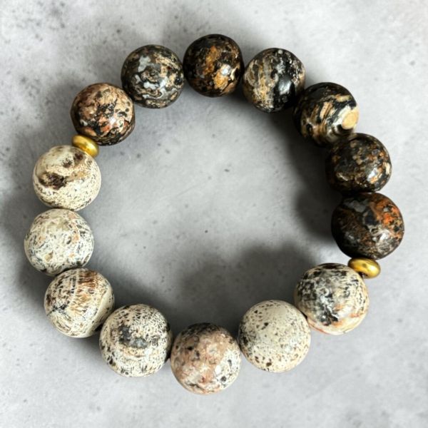 【泰國龍宮舍利】太極黑白靈骨手鏈 龍宮舍利