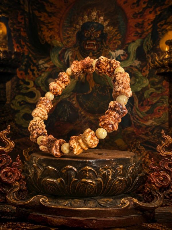 【泰國龍宮舍利】金剛九轉蓮花手鏈 財寶舍利