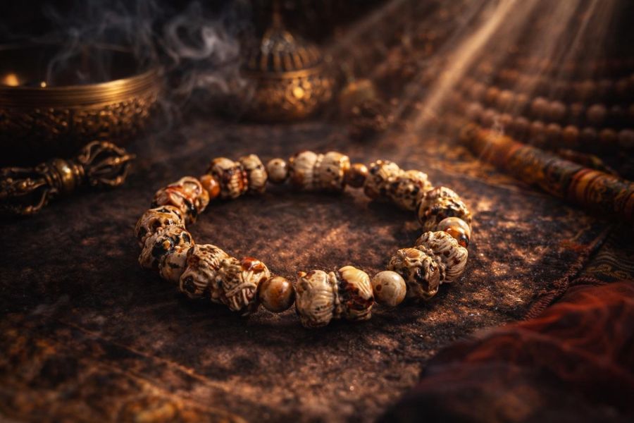 【泰國龍宮舍利】九轉蓮花手鏈 九轉蓮花手鏈