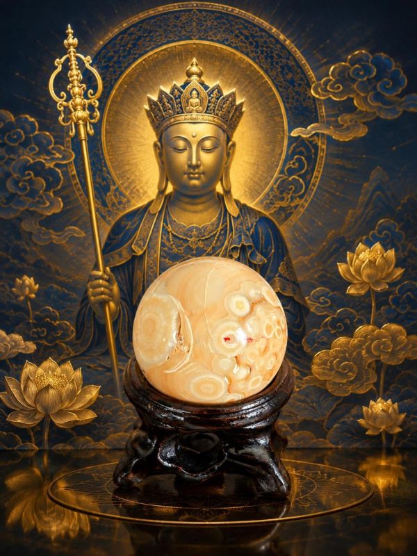 【泰國龍宮舍利】摩尼寶珠(含底座) 龍宮舍利