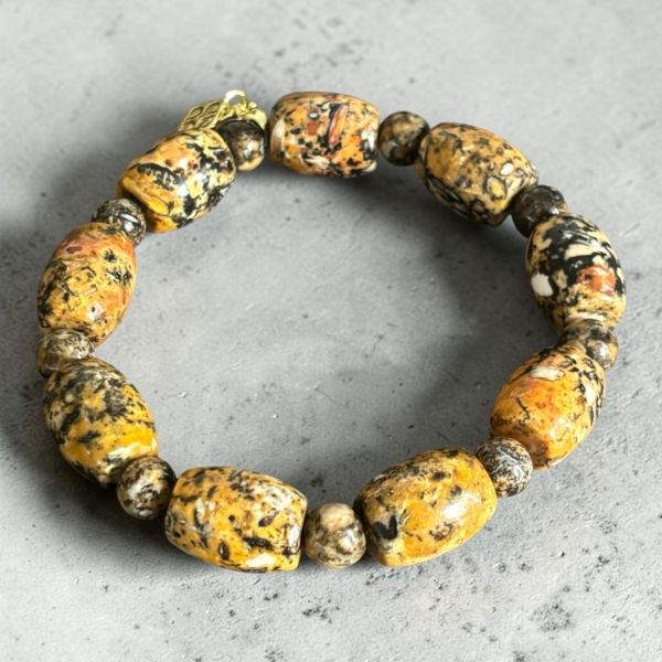 【泰國龍宮舍利】黑龍洞轉金靈骨舍利手鏈 (附台大國際寶石鑑定所證書) 黑龍洞靈骨舍利手鏈