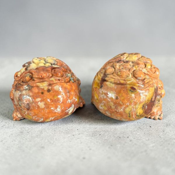 【泰國龍宮舍利】達摩金蟾 三腳蟾蜍(一對) 三腳蟾蜍