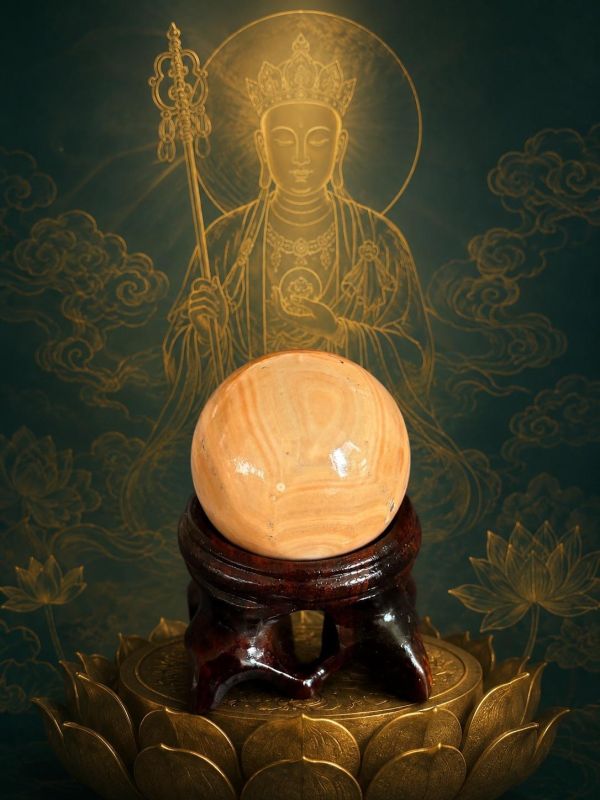 【泰國龍宮舍利】摩尼寶珠(含底座) 龍宮舍利