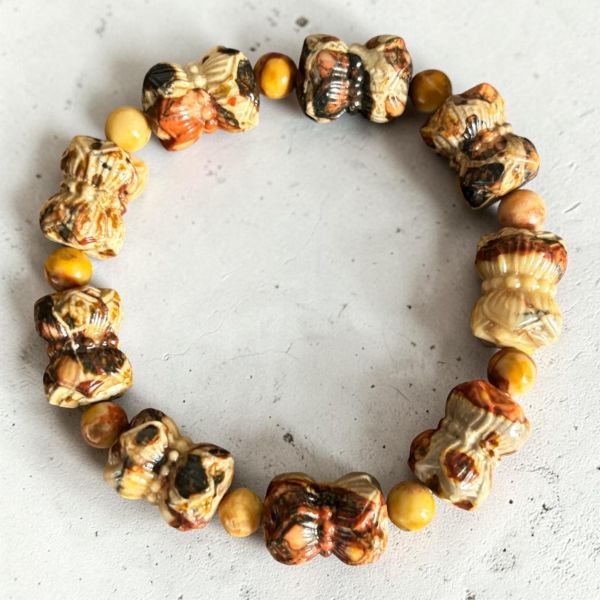 【泰國龍宮舍利】九轉蓮花手鏈 財寶舍利