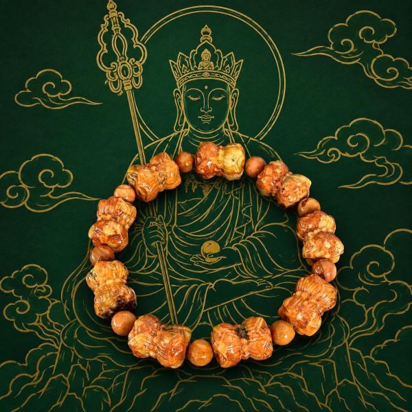 【泰國龍宮舍利】九轉蓮花手鏈 龍宮舍利