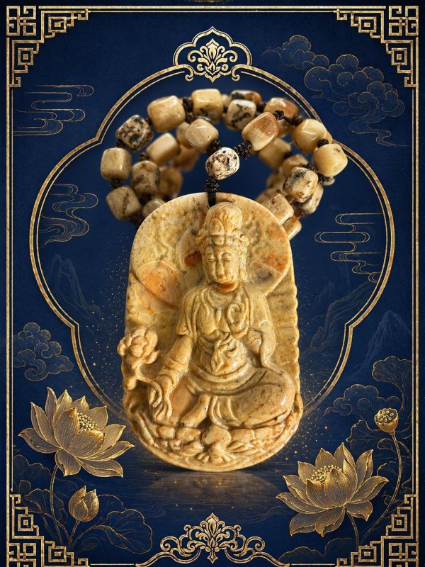 【泰國龍宮舍利】觀世音菩薩 黃靈骨舍利