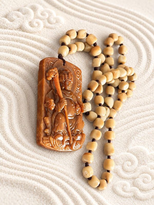 【泰國龍宮舍利】母娘佛牌  雙面精雕 龍宮舍利