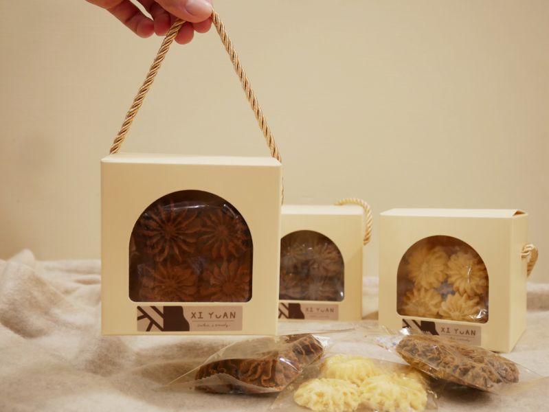 午茶時光方禮系列 曲奇餅乾,擠花曲奇,紐西蘭奶油,接單現做,伴手禮,桃園伴手禮,輕巧禮盒,送禮,禮盒,喜餅,婚禮小物,彌月,彌月禮,下午茶,企業贈禮,奶素,宅配,超商取貨