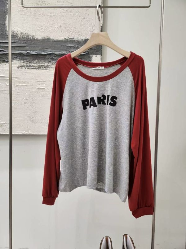 <本月主打>大圓領超彈Paris上衣 
