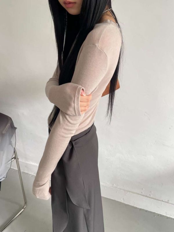 天絲羊毛超親膚上衣 