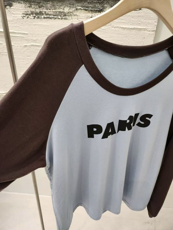 <本月主打>大圓領超彈Paris上衣 