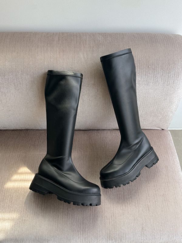 韓製增高貼腿美圖靴靴 