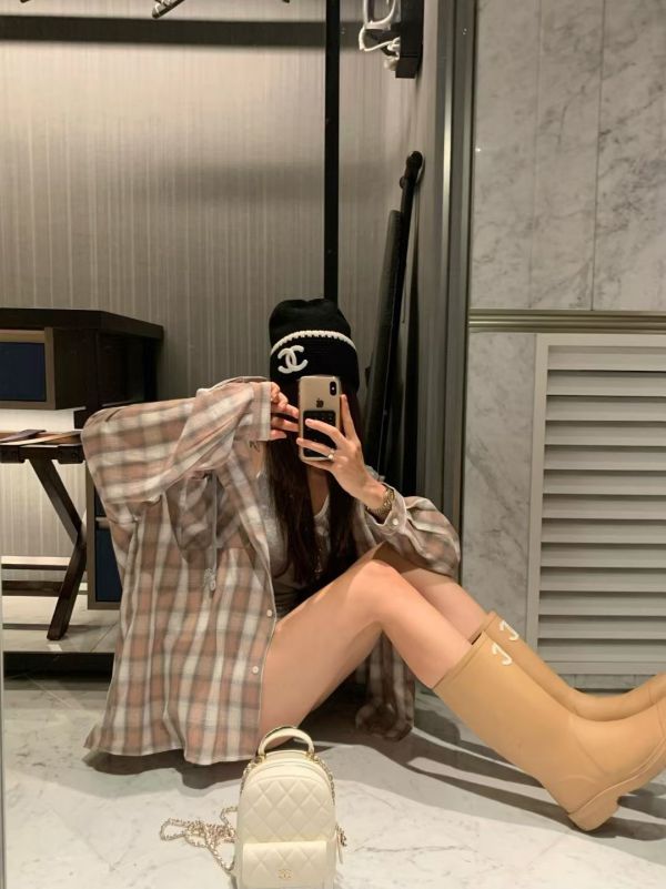 <本月主打>Lazy Mood慵懶格紋連帽長版襯衫 