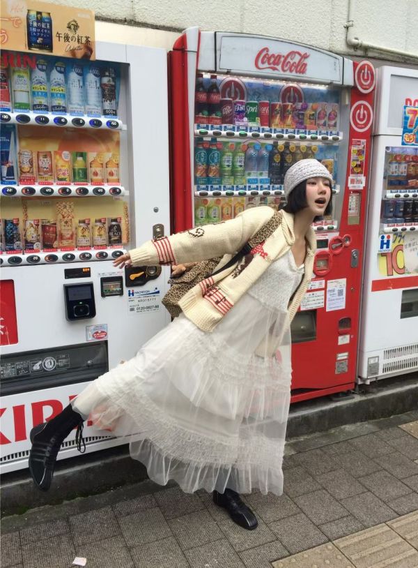 <推薦必買>浪漫小步舞曲針織拼接紗裙 