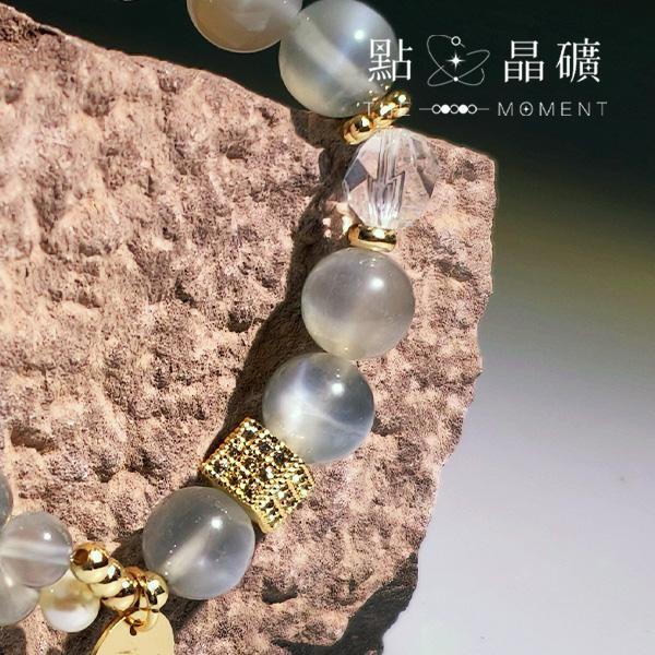 織夢｜銀月光、白水晶、淡水珍珠 