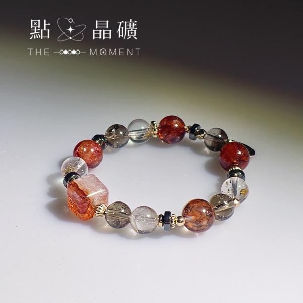 大地脈動｜紅膠花、閃靈、茶晶 