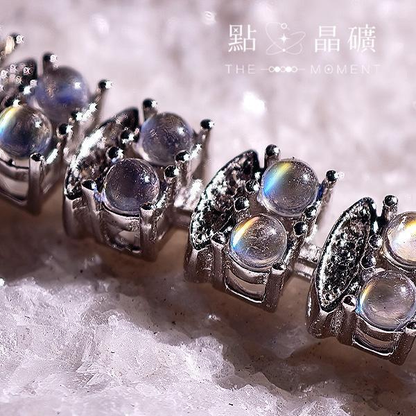馬島月光石｜絢月｜S925純銀手鏈 
