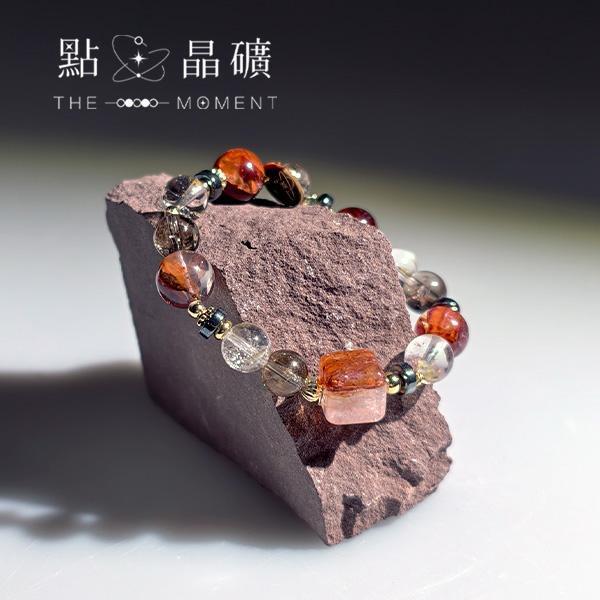 大地脈動｜紅膠花、閃靈、茶晶 