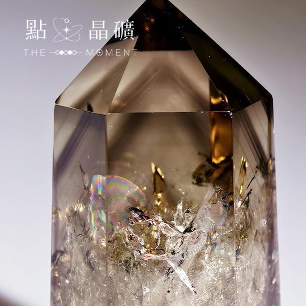 隱山無燒茶黃水晶｜晶柱 