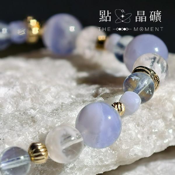 藍色多瑙河｜藍紋瑪瑙、雪花幽靈、海藍寶 