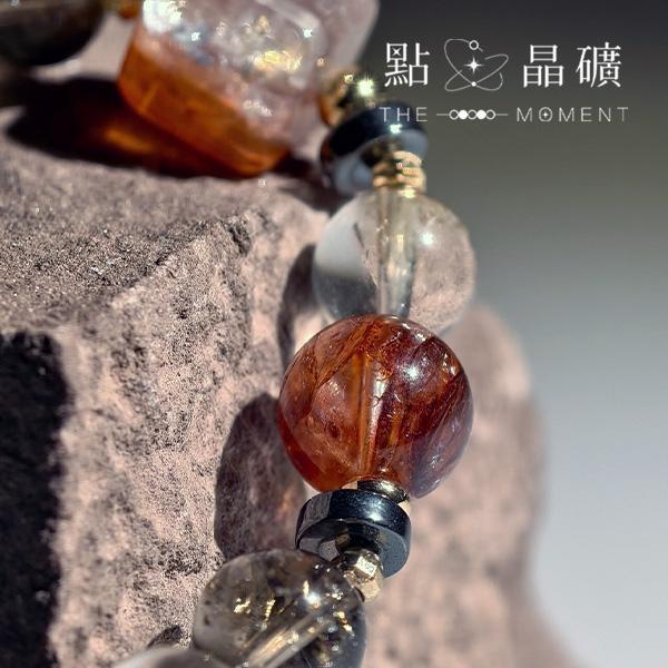 大地脈動｜紅膠花、閃靈、茶晶 