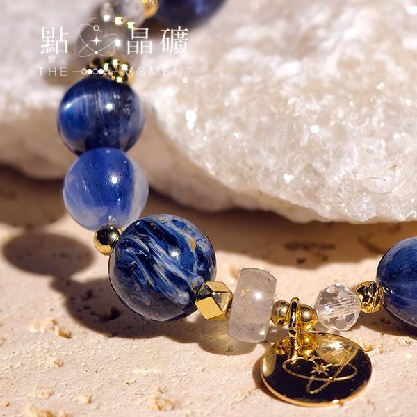 隆河上的星夜｜彼得石、藍晶石、拉長石 