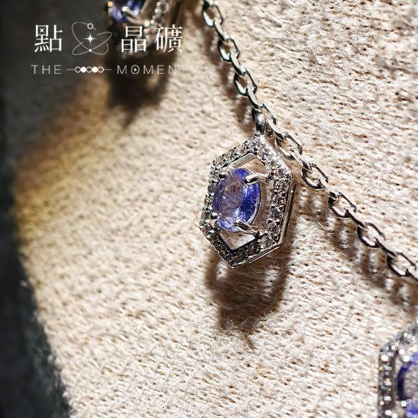 坦桑石｜永恆星鏈｜S925純銀項鍊 