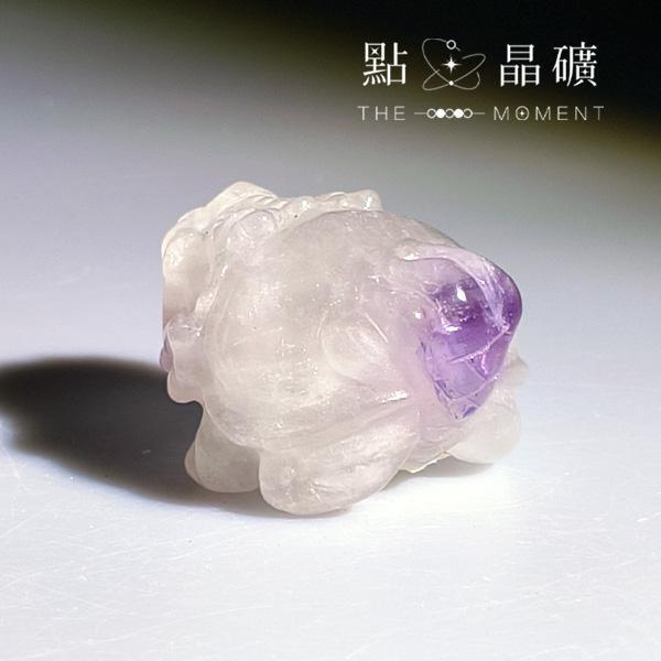 白紫晶共生｜紫色俏臀｜龍龜 