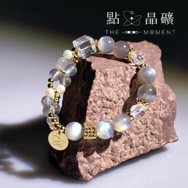 織夢｜銀月光、白水晶、淡水珍珠 