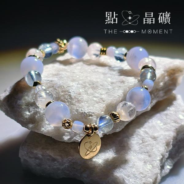 藍色多瑙河｜藍紋瑪瑙、雪花幽靈、海藍寶 