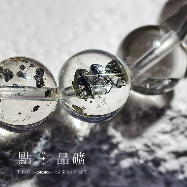 白水晶共生黃銅礦｜藏家級｜素串 