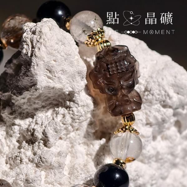 媽祖系列：曜護｜冰曜石、黑曜石、黑金超七 