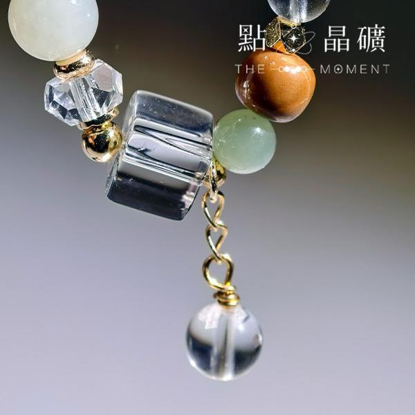 青竹玉露｜和田玉、白水晶、庫克 