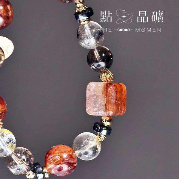 大地脈動｜紅膠花、閃靈、茶晶 