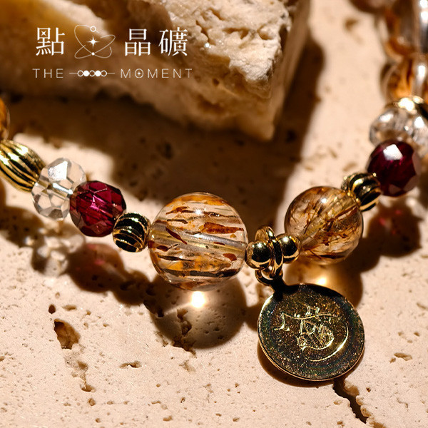 瑪麗娜的午茶時光｜黑銀鈦、鎂鐵石榴、黑金超七、白水晶 