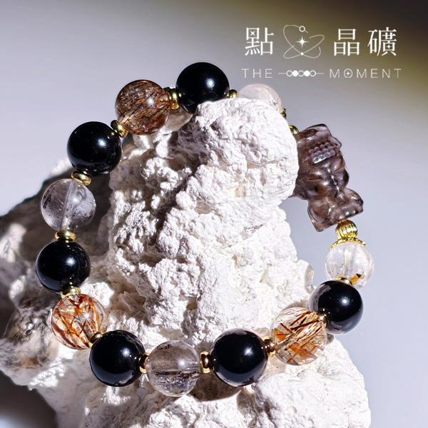 媽祖系列：曜護｜冰曜石、黑曜石、黑金超七 