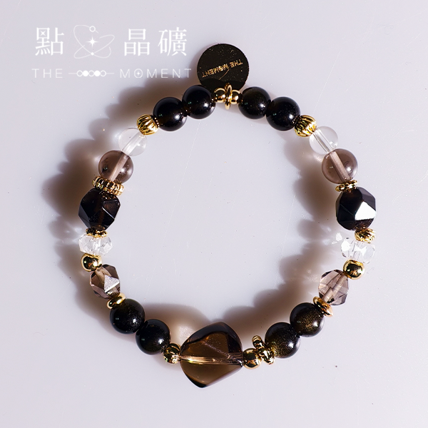 境淨｜茶晶、金耀石、黑碧璽、白水晶 