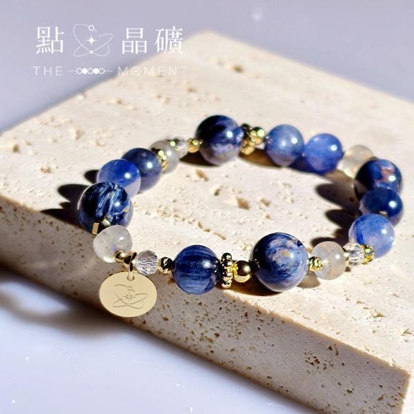 隆河上的星夜｜彼得石、藍晶石、拉長石 