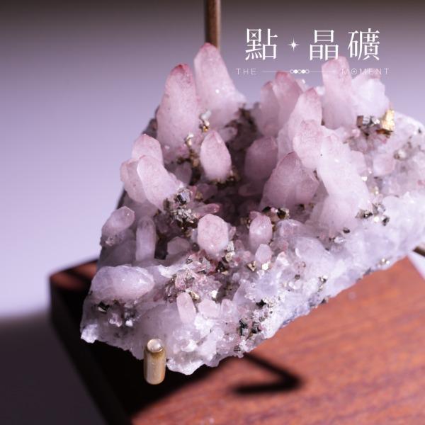 紅水晶共生黃鐵礦｜藏家級｜原礦 