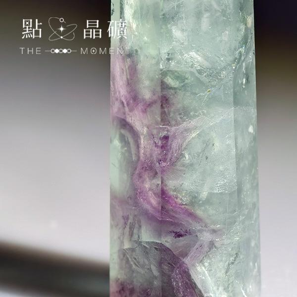 雙色螢石｜晶柱 