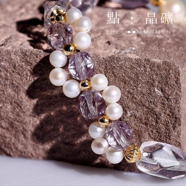 薰衣草花海｜紫水晶、淡水珍珠 