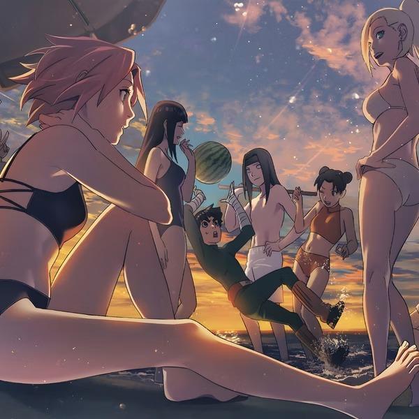 【預購】H2《沙灘12小強》裝飾畫 火影忍者 H2《沙灘12小強》裝飾畫 火影忍者