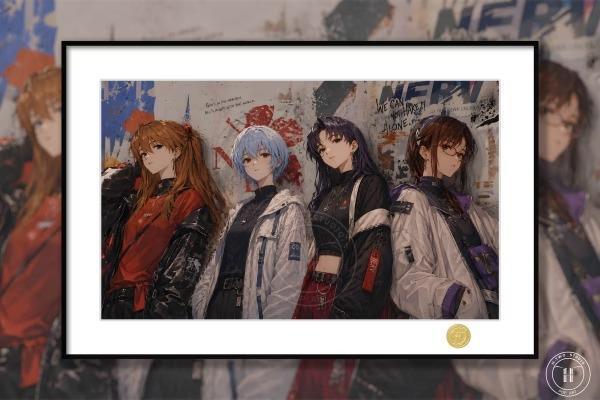 【預購】H2《塗鴉EVA》裝飾畫 EVA新世紀福音戰士 H2《塗鴉EVA》裝飾畫 EVA新世紀福音戰士